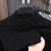 Herrenpullover mit halbem Rollkragen: Trendige Herbst/Winter Strickware im koreanischen Stil, Warme Oberbekleidung für Herren