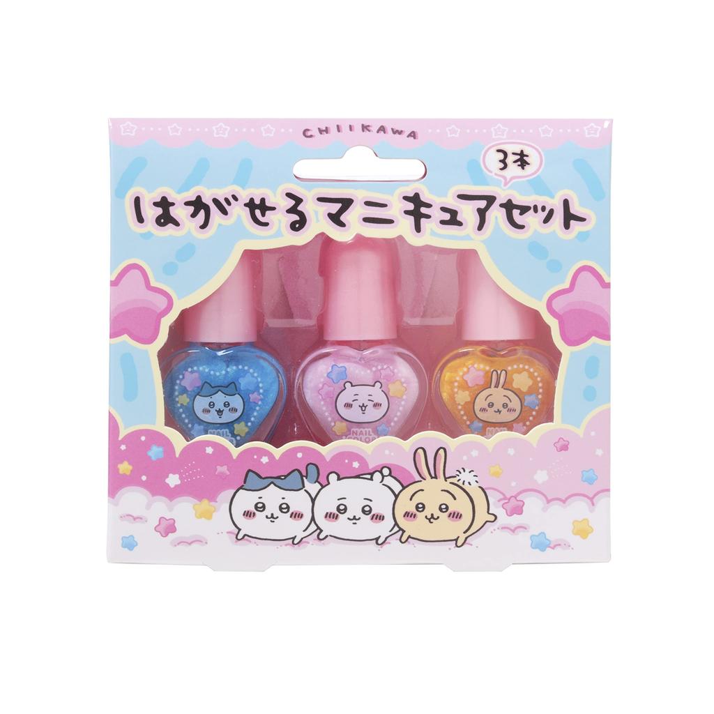 Race Chiikawa Nail Polish Set of 3 Peel-Off (230410)