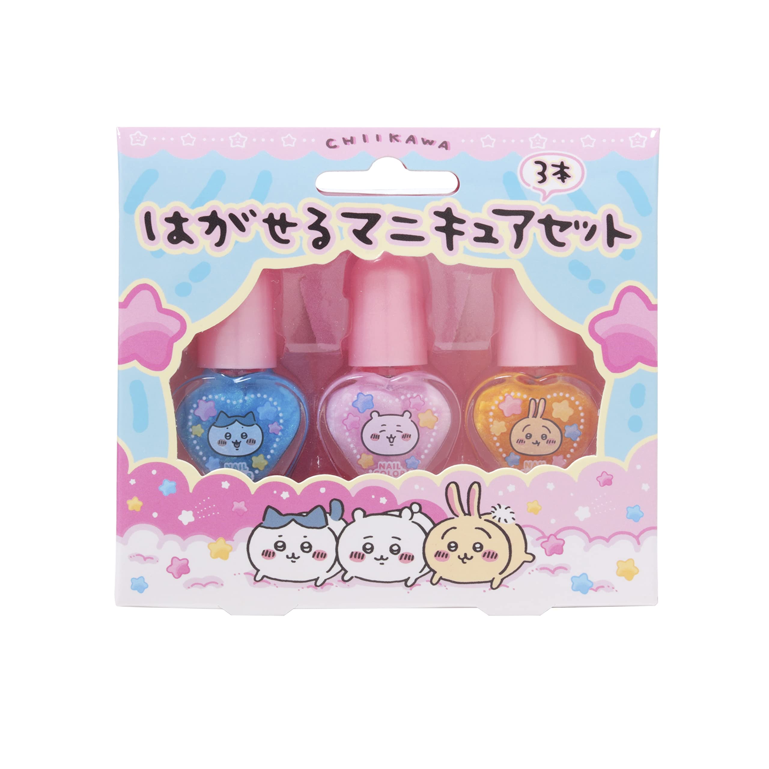 

Race Chiikawa Nail Polish Set of 3 Peel-Off (230410)