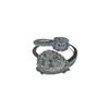 2 Carat Water Drop Moissanite Ring for Women, D Color, VVS1, Micro-set, Diamond Pen Tested, New European & American Style