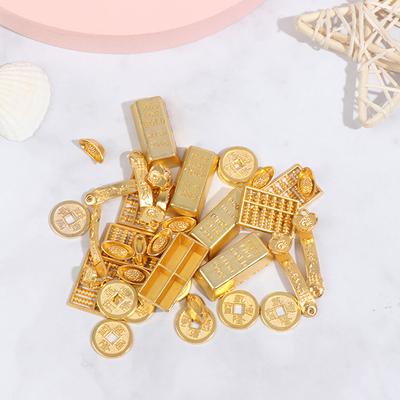 1:12 Mattoncino Dorato Miniatura per Casa delle Bambole Mini Rame Contanti Accessori Casa delle Bambole
