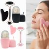 3Pcs/Set Resin Ice Face Roller Set Double Chin  Remove Gua Sha Board  Beauty