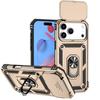 Armor Funda For iPhone 17 Pro Max Case Slide Camera Lens Protector Case For iPhone17 Pro Air 17Pro Max Magnetic Ring Stand Cover