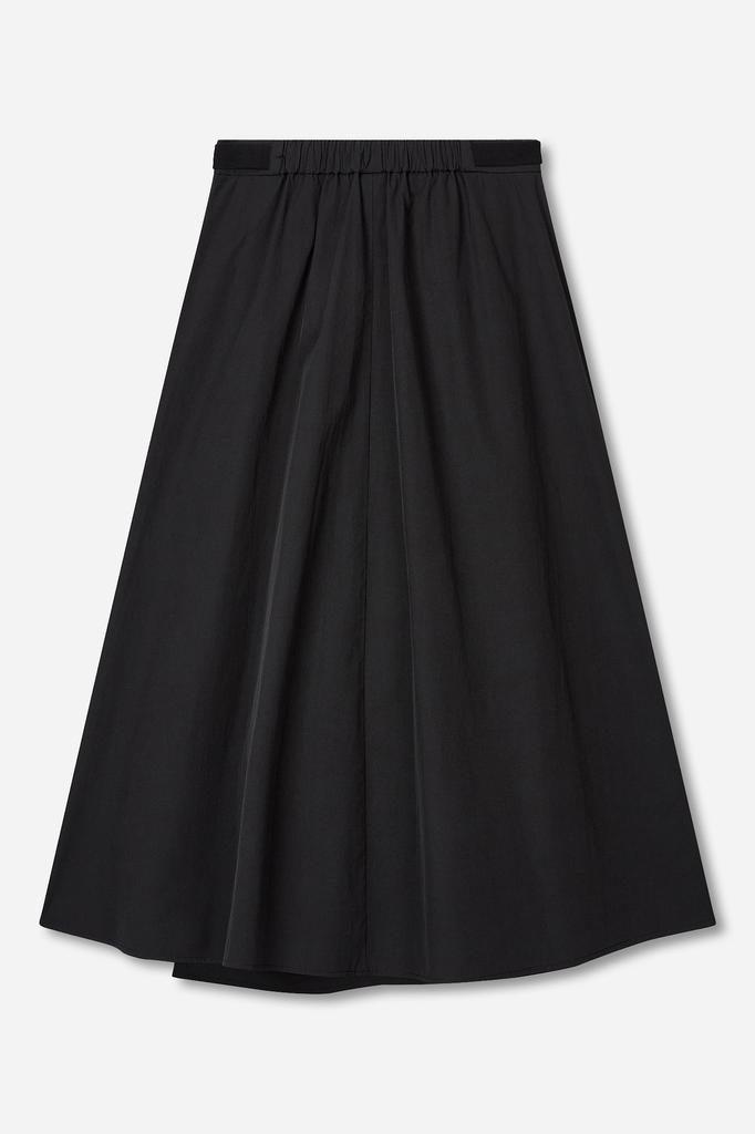 Jaa [Jaah] Belted Full Skirt_Black