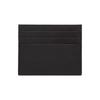 Prada Metal Triangle Logo Six Slot Leather Card Holder Women Card Holder Black 1MC025_QHH_F0632