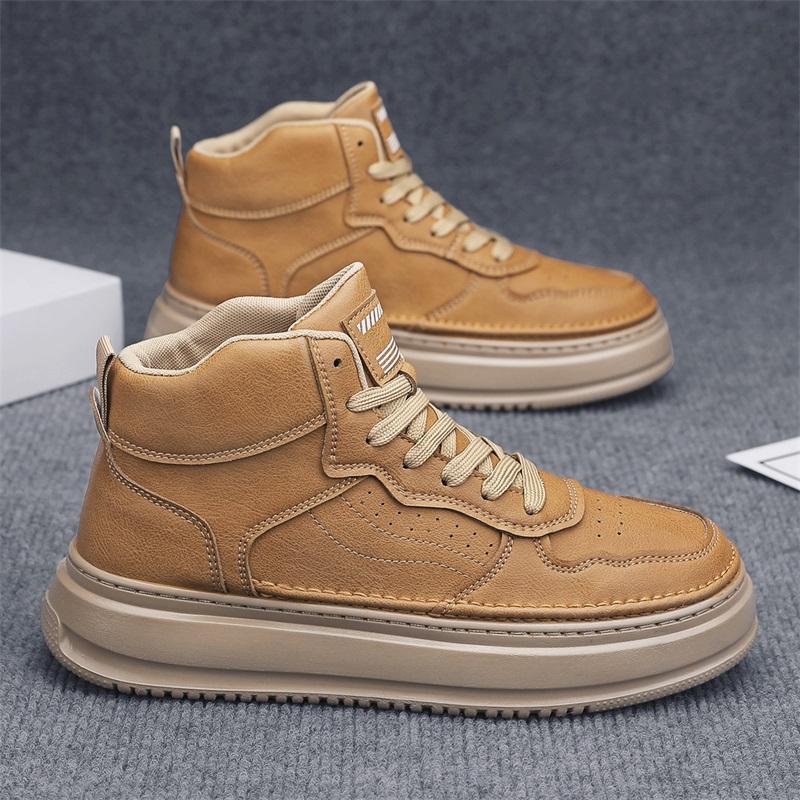 New Fashion Autumn And Winter Men's Low Top Martin Boots Students Male Boys Trending Soft Sole Work Shoes Labor Protection Martin Sneakers
