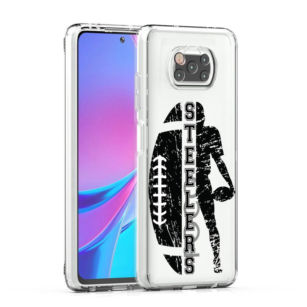 

Phone Case For Xiaomi Poco X6 X5 NFC X3 F6 F5 Pro F4 F3 M3 14 13T 12T 12 13 Lite 11 5G Clear Cover Rugby Ball Xiaomi 13T Pro