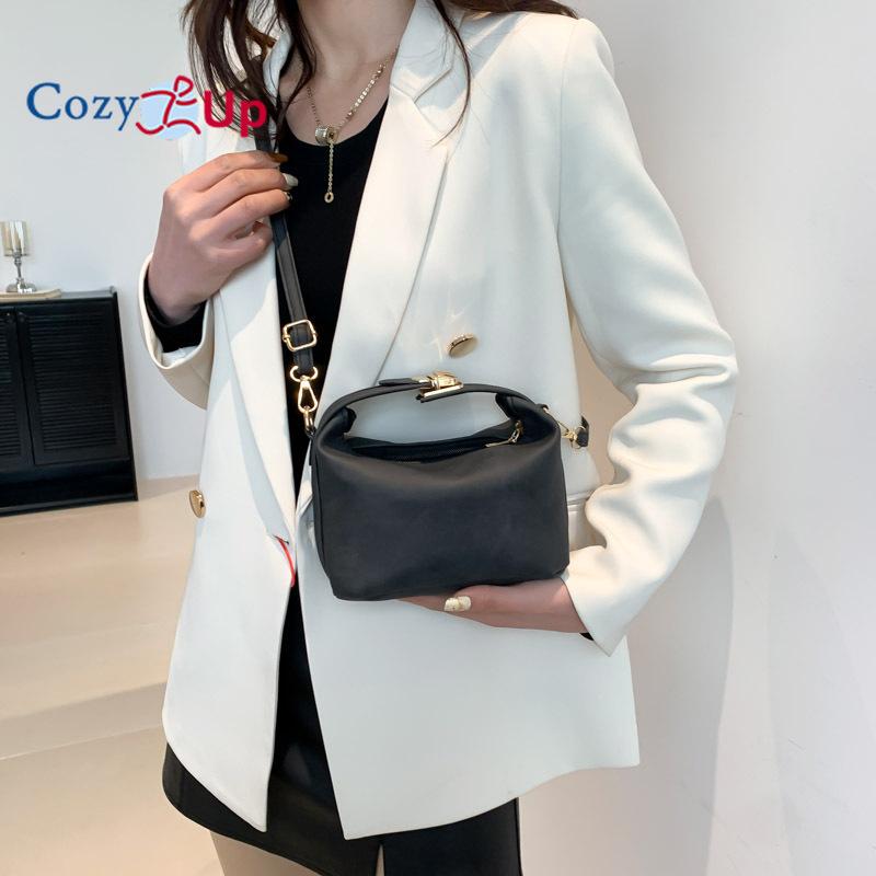 Cozy Up Borsa a secchiello a mano per donna Borsa a tracolla singola Mini borsa a tracolla