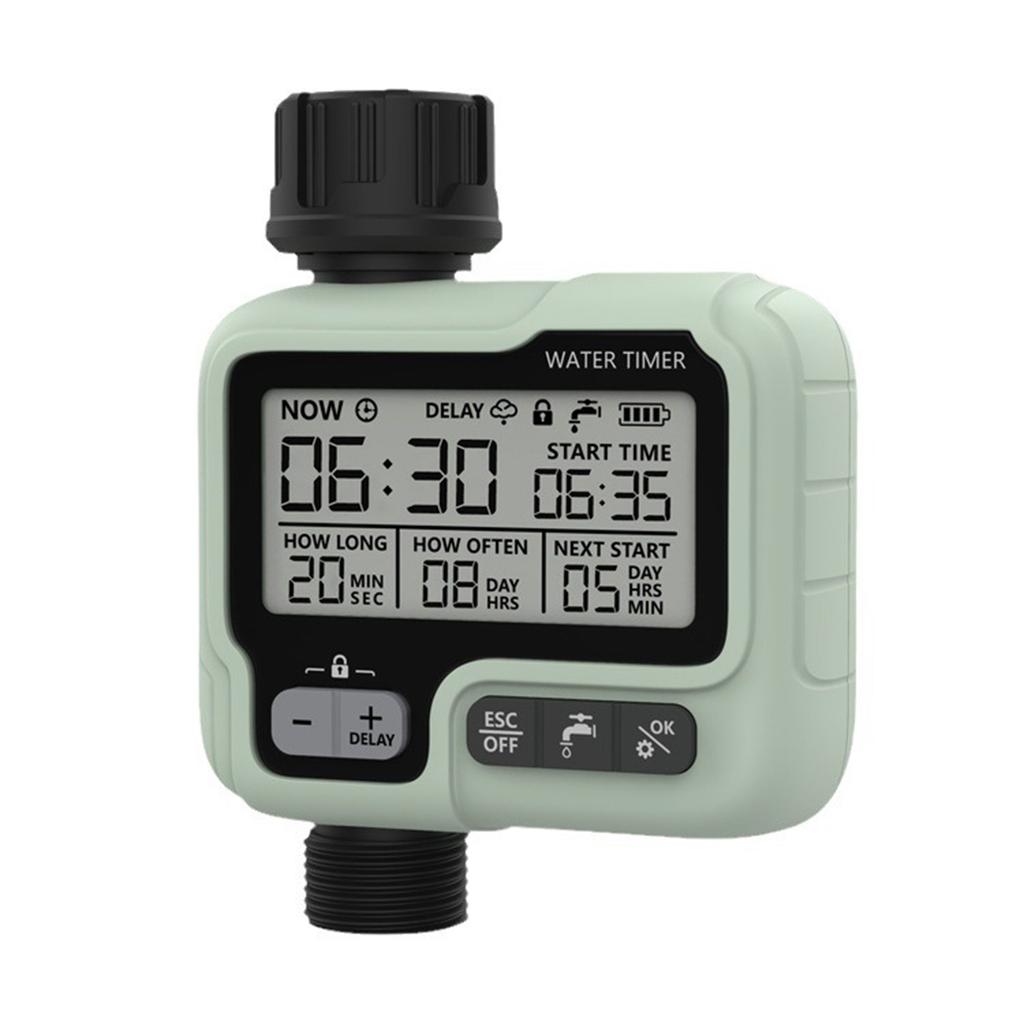 Mini-großer Bildschirm automatischer Timer Bewässerungsgerät für Blumenbewässerung, Garten Balkon Controller, Tropf Sprüh, Intelligente Bewässerung