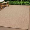 VidaXL ZIZUR Rug 120x120 Cm Jute Look Indoor and Outdoor, Outdoor Rug, Floor Mat, Indoor Rug, 4006154