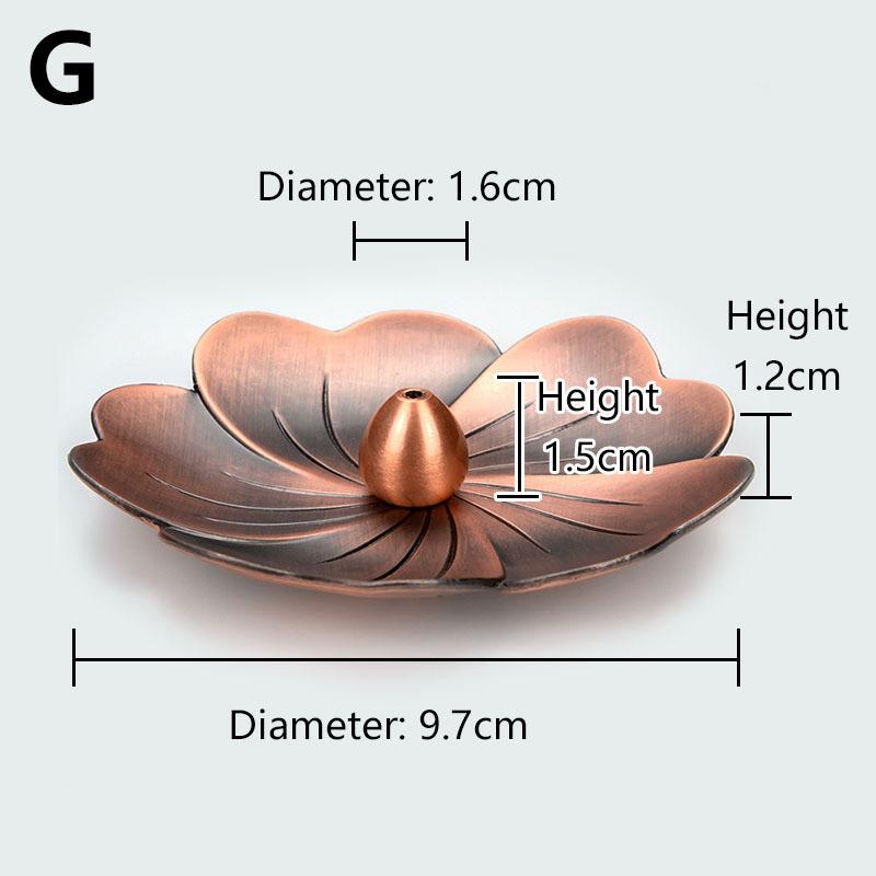 Meditation Buddha Sandalwood Stick Holder Burner Round Dish Lotus Flower Catcher Plate Incense Holders Home Decor kadzidełka