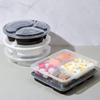 Disposable 4-Compartment Food Containers