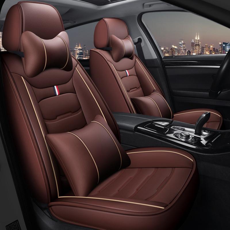2021 Universal Full Leather Car Seat Cushion - Four Seasons