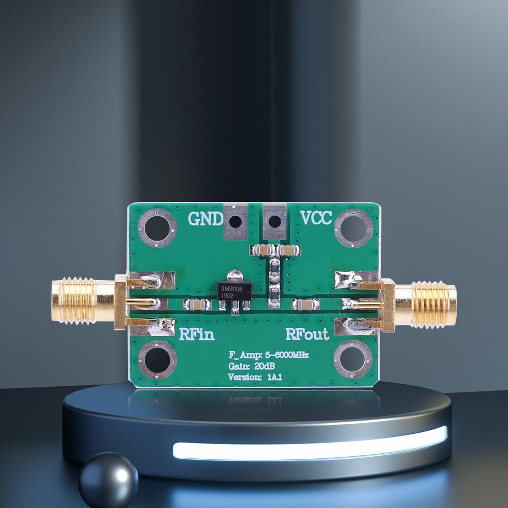 RF Wideband Amplifier Board 20dB Broadband RF Signal Amplifier Low Noise LNA 5-3500MHz Gain Broadband Module DC 3.3-6V
