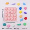16 Cavity Shell Conch Silicone Mold DIY Ocean Animal Shaped Candy Pudding Chocolate Cake Baking Mould