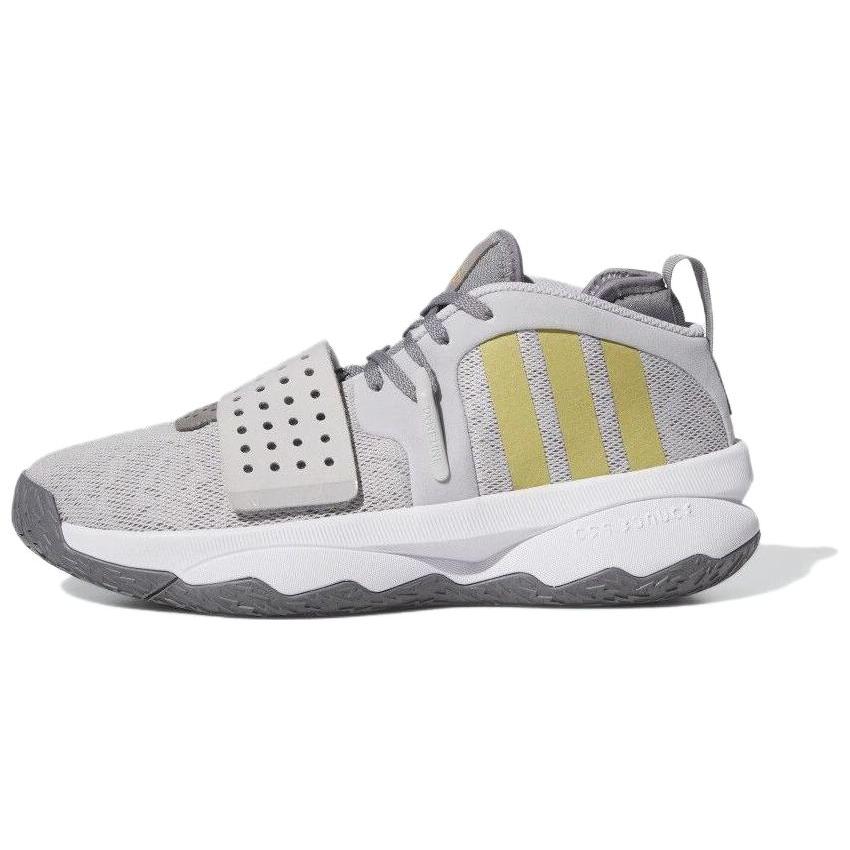 New Adidas Dame 8 Extply Light Solid Grey Gold Metallic IG8086