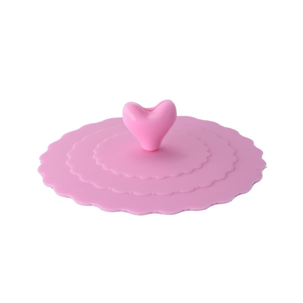 Silicone Leakproof Cup Lids Heat Resistant Reusable Sealed Cover Kitchen Accessories Tea Cup Suction Cup Lid