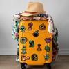 100 Cartoon Neon Halloween Doodle Stickers DIY Decorative Guitar Notebook Suitcase DIY Waterproof