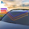 Car Accessories For BMW X1 U11 - IX1 Foldable Sun Umbrella Front Windshield Sun Shade Umbrella Portable Anti-UV Interior