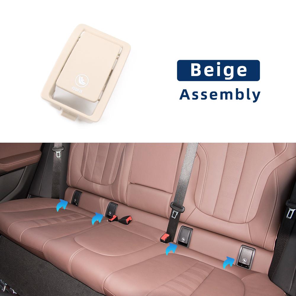 For BMW X6 G06 Rear Child Seat Anchor Safety ISOFIX Cover Restraint Replacement Car Accessories Backseat Buckle Cover 2020-2026