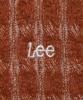 LEE Round Neck Two-Tone Cable Knit Brown