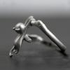 Cat Branch Adjustable Ring for Women, Copper Alloy, Animal Shape, Engagement