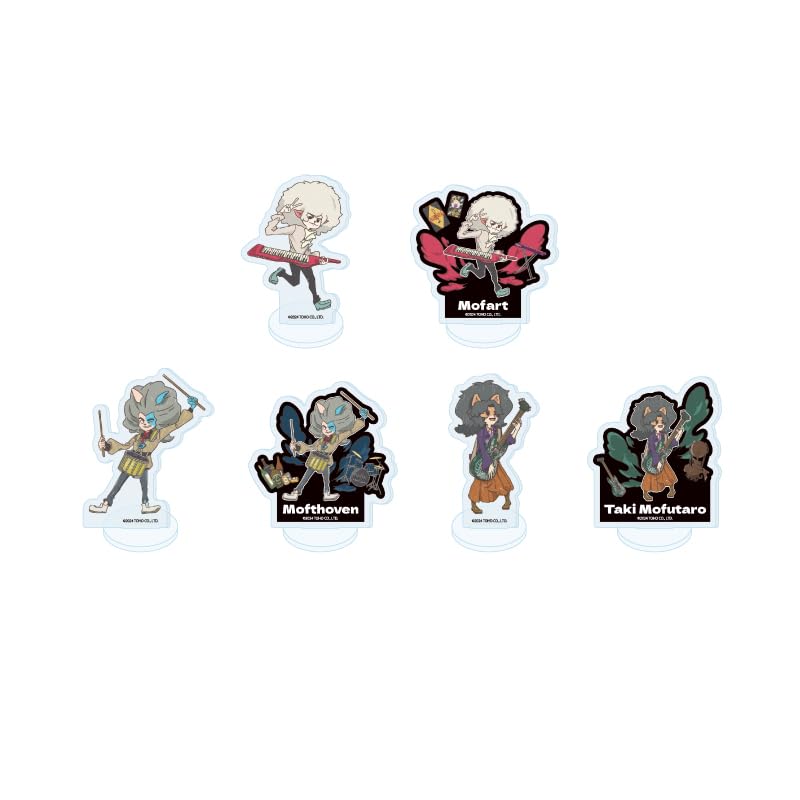 

Mofu Mofu Music Caravan 01 Акриловая мини-подставка-бокс [Graff Art] 6 штук