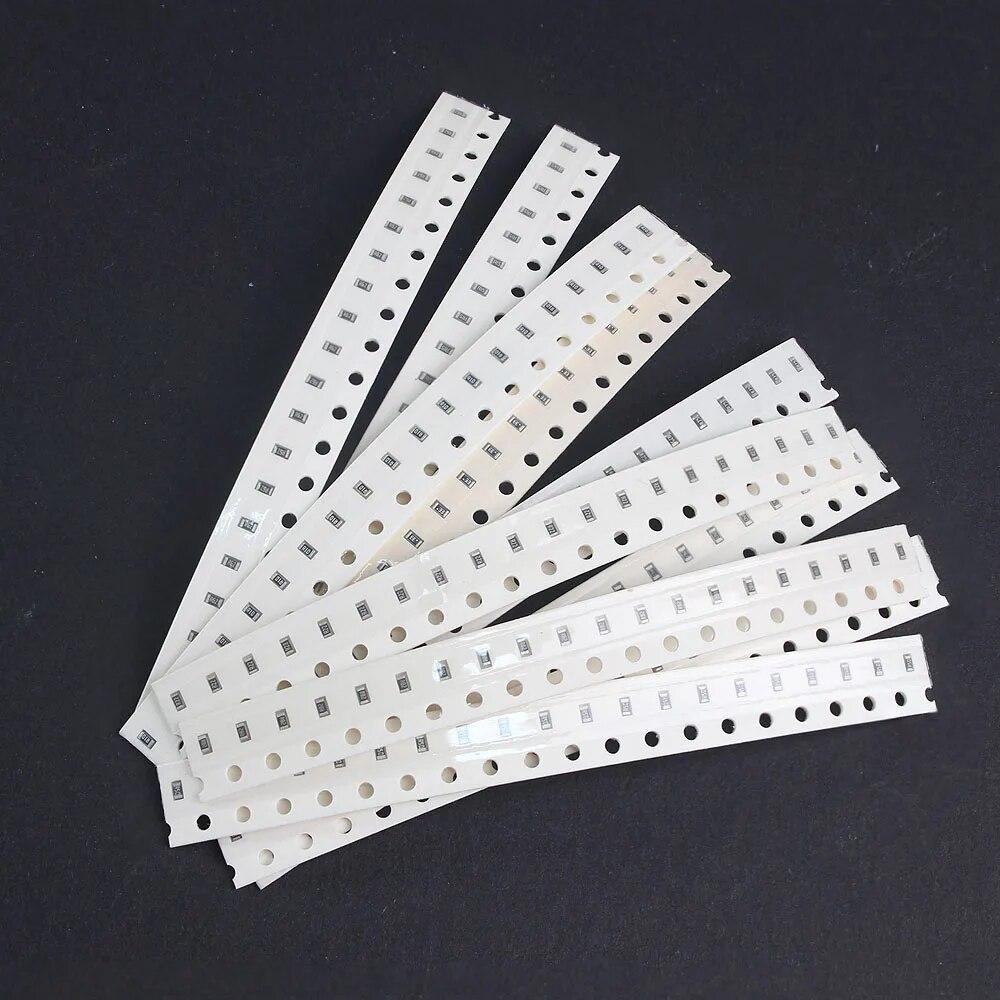 50/200 buc. Kit asortat de rezistențe SMD 10 valori Componente electronice DIY 1% Set de rezistențe de precizie 0603 0805 1206 2512
