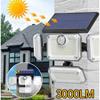 333LED Solar Light 333led IP44 Waterproof Outdoor Indoor Solar Garden Lamp With Adjustable Head Wide Lighting Angle With 3 Mode