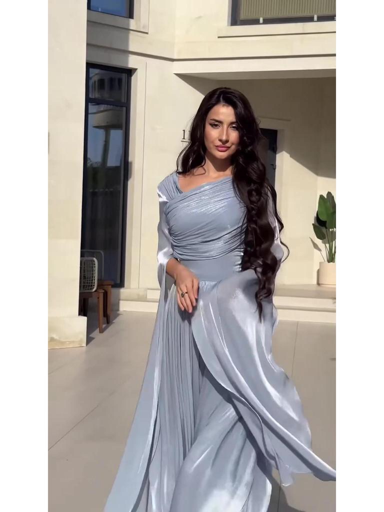 Summer 2025 Elegant Retro Long Sleeve Dress
