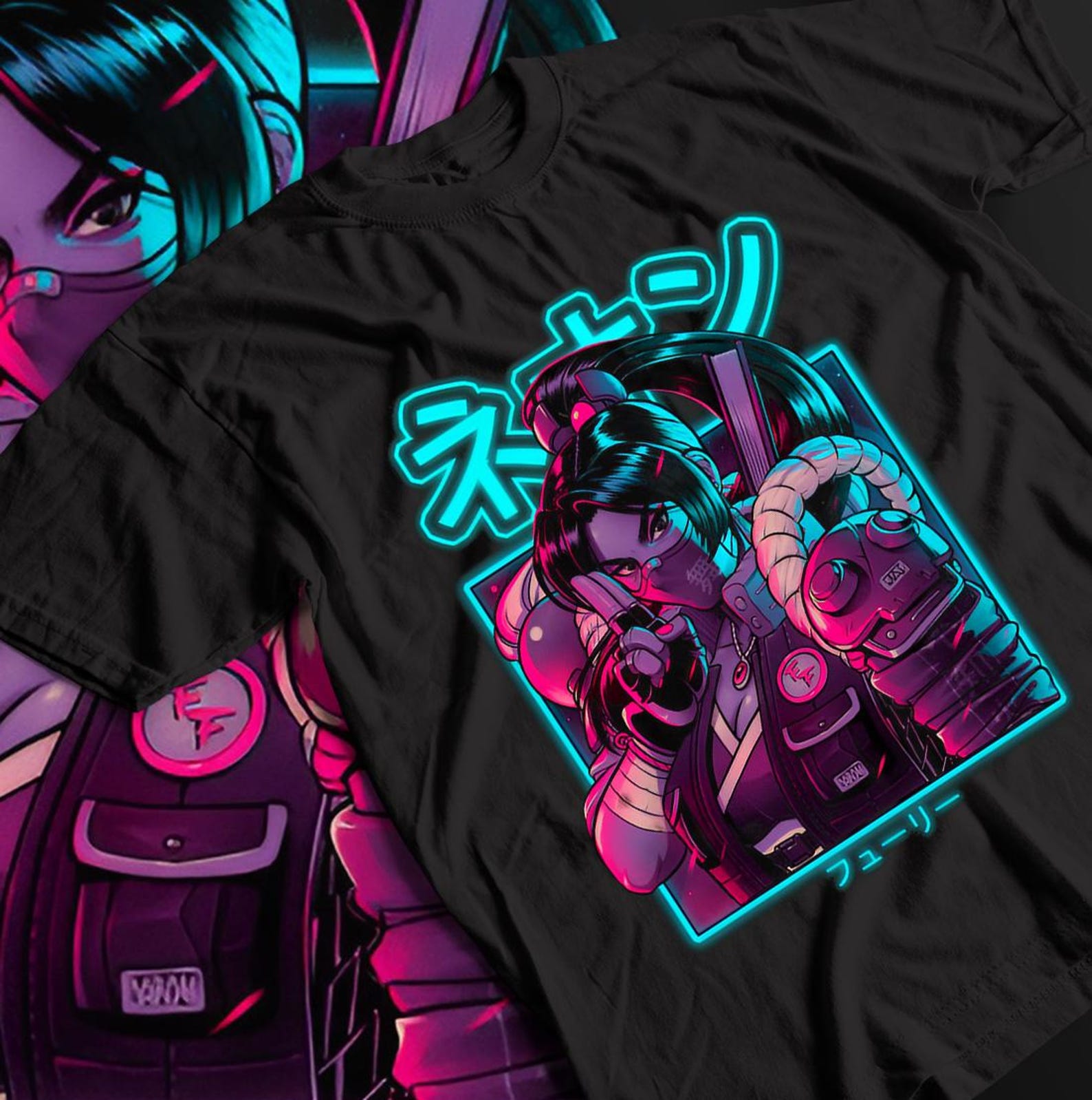 Unisex Gaming T-Shirt, Retro Anime Waifu Shirt S
