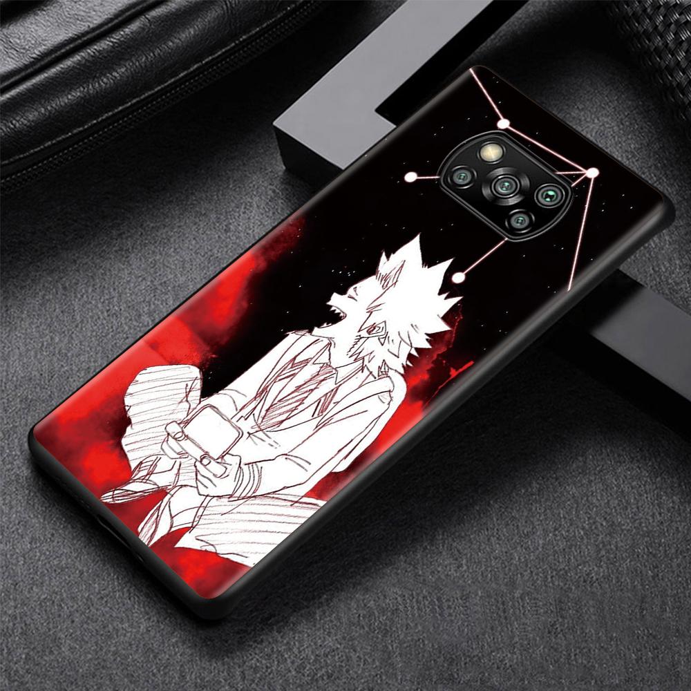 My Hero Boku No Hero Academia Case for Xiaomi Poco X3 NFC M3 M4 Pocophone F1 F3 Redmi Note 9s 9 8 10 Pro Black Soft Phone Cover