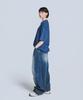 TEN PAST SEVEN Brushed Wide Denim Pants