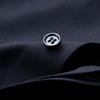 Dibinze Men's Plus Size Stretch Wrinkle-Free Embroidered Long Sleeve Shirt