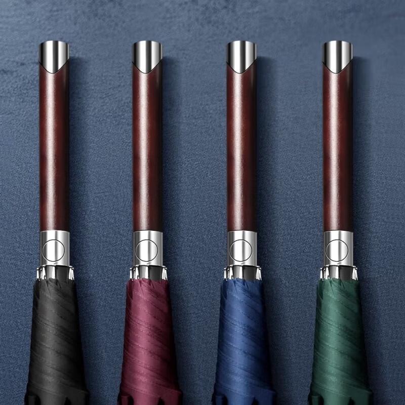 MAYDU Solid Wood Handle Double Umbrella