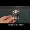 DT3 Compact USB Cable Test Board, Fast Tester For IOS Android Type-C Cable, Portable PCB Module With Protection, Switch And Indicator Light