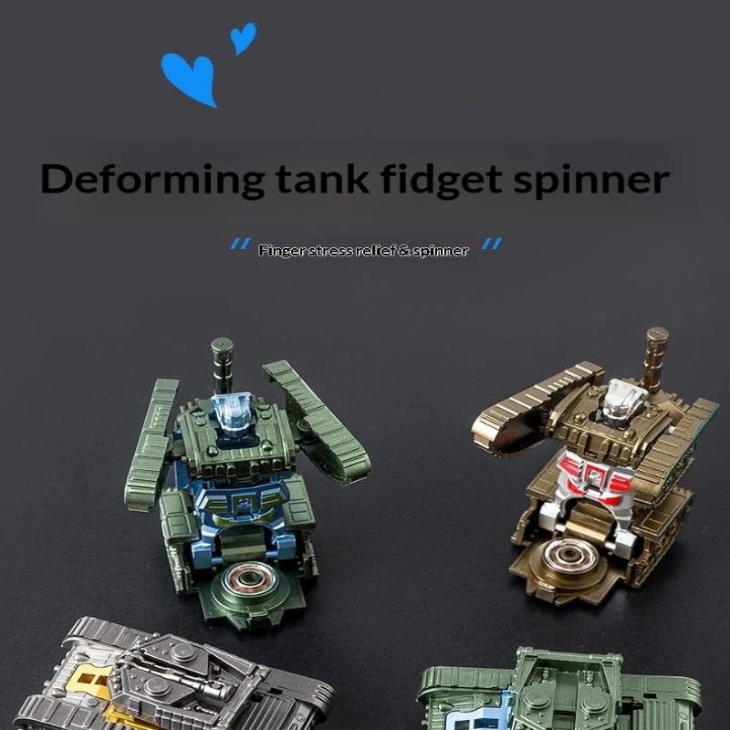 Creative Transforming Tank Gyroscope Finger Tip Gyroscope Stress Relief And Ventilation Finger Gyroscope