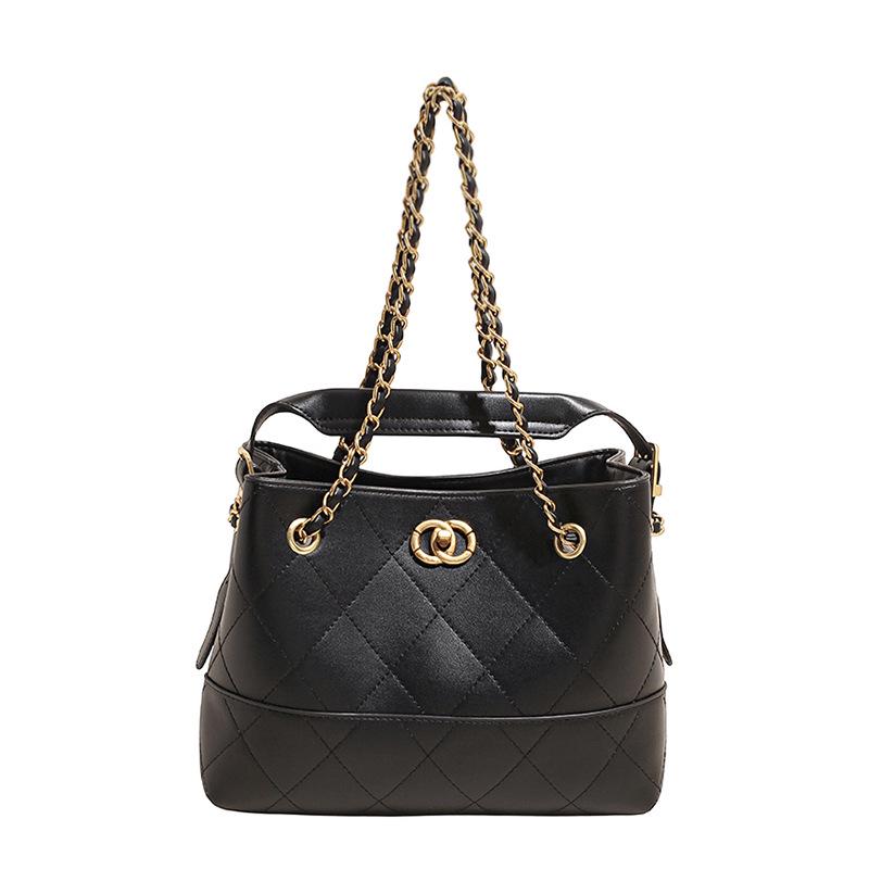 

2025 Элегантная сумка-тоут на цепочке: Роскошная универсальная сумка на плечо/через плечо 25*10*19