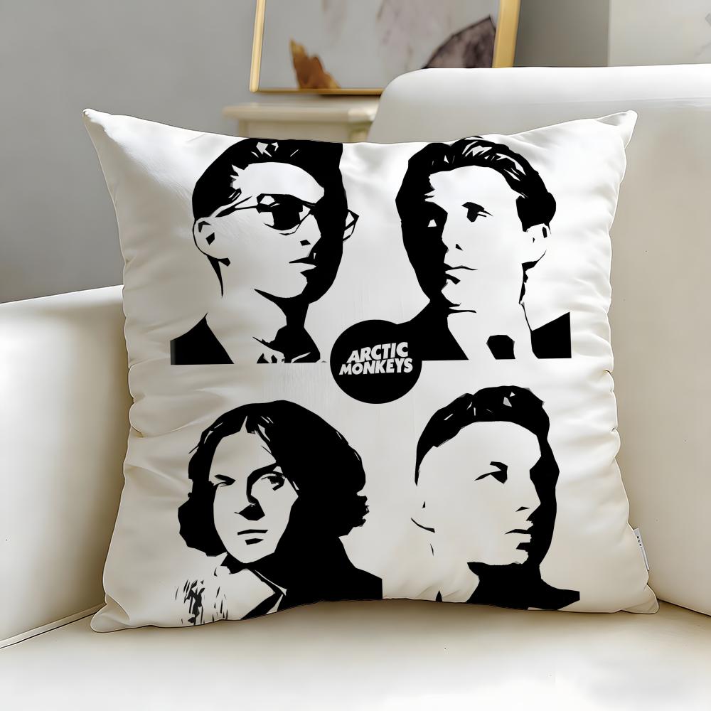 classic band Arctic Monkeys Cushion Cover Soft  EasyWash Pillow Case  Versatile for Couch Bed Travel and Office