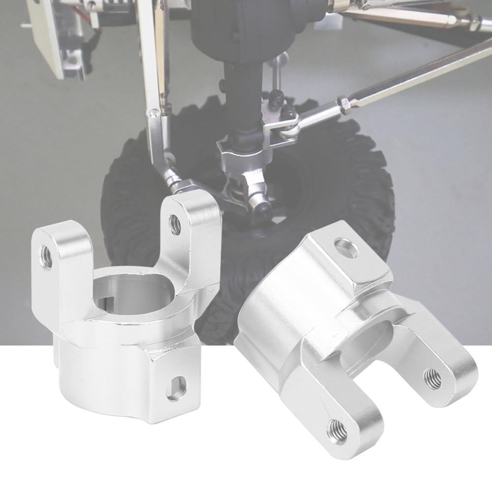 Aluminum Alloy Caster Mount (l R) Parts Fit for RGT 1 10 EX86100 RC Car ModelSilver R86022S