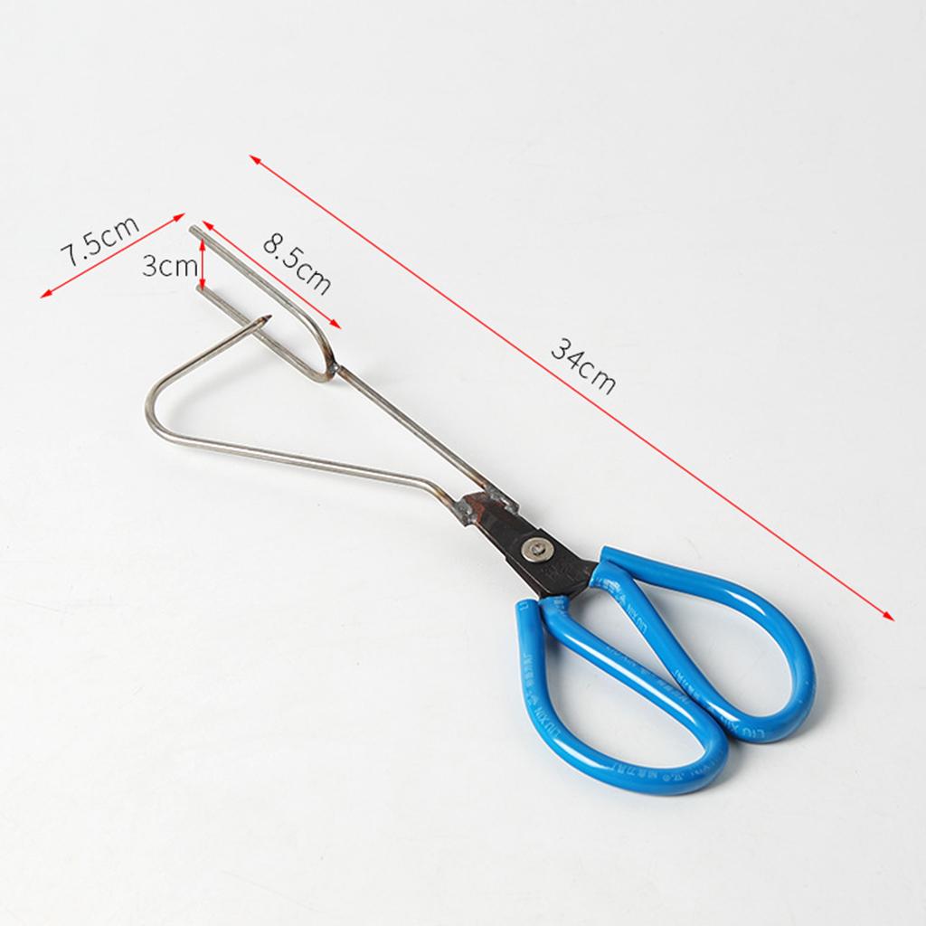 Metal Pottery Clamp Tool Sculpture Porcelain Caliper with Rubber Handle