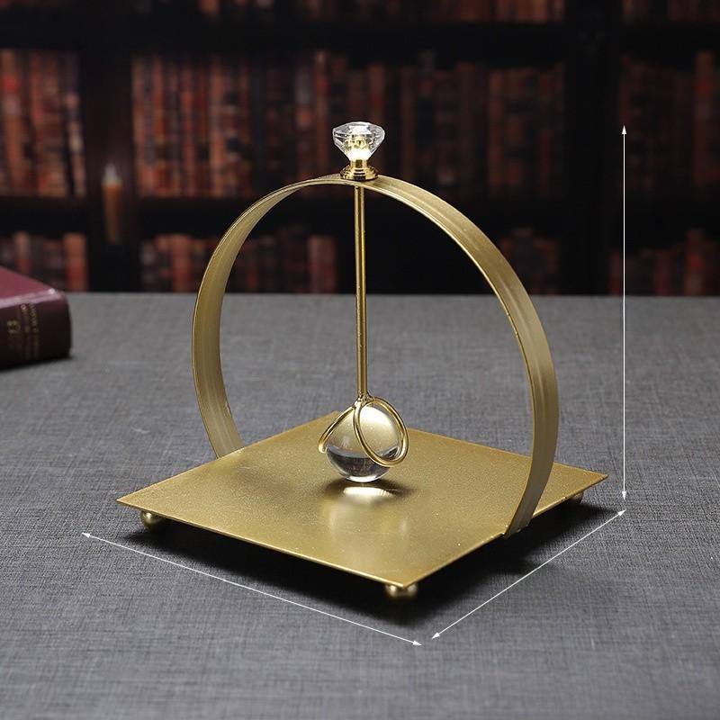 Sleek Metal Tissue Box Stand For Dining Table Home Office Accessory Decoration