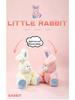 Adorable Pudding Rabbit Plush Toy - White Rabbit Comfort Doll & Sleep Companion Gift for Girls