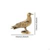 Peace Dove Statue Animal Figure Ornament Craft Collectible Brass Figurine Retro for Cabinet Dining