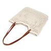 Summer Exquisite Bucket Bag Women'S Large-Capacity Summer Casual Versatile Woven Oblique Shoulder Handbag