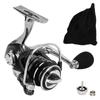 5.7:1 Full Metal Spinning Gapless Fishing Reels Left Right Hand Fishing Wheel for Saltwater Freshwater