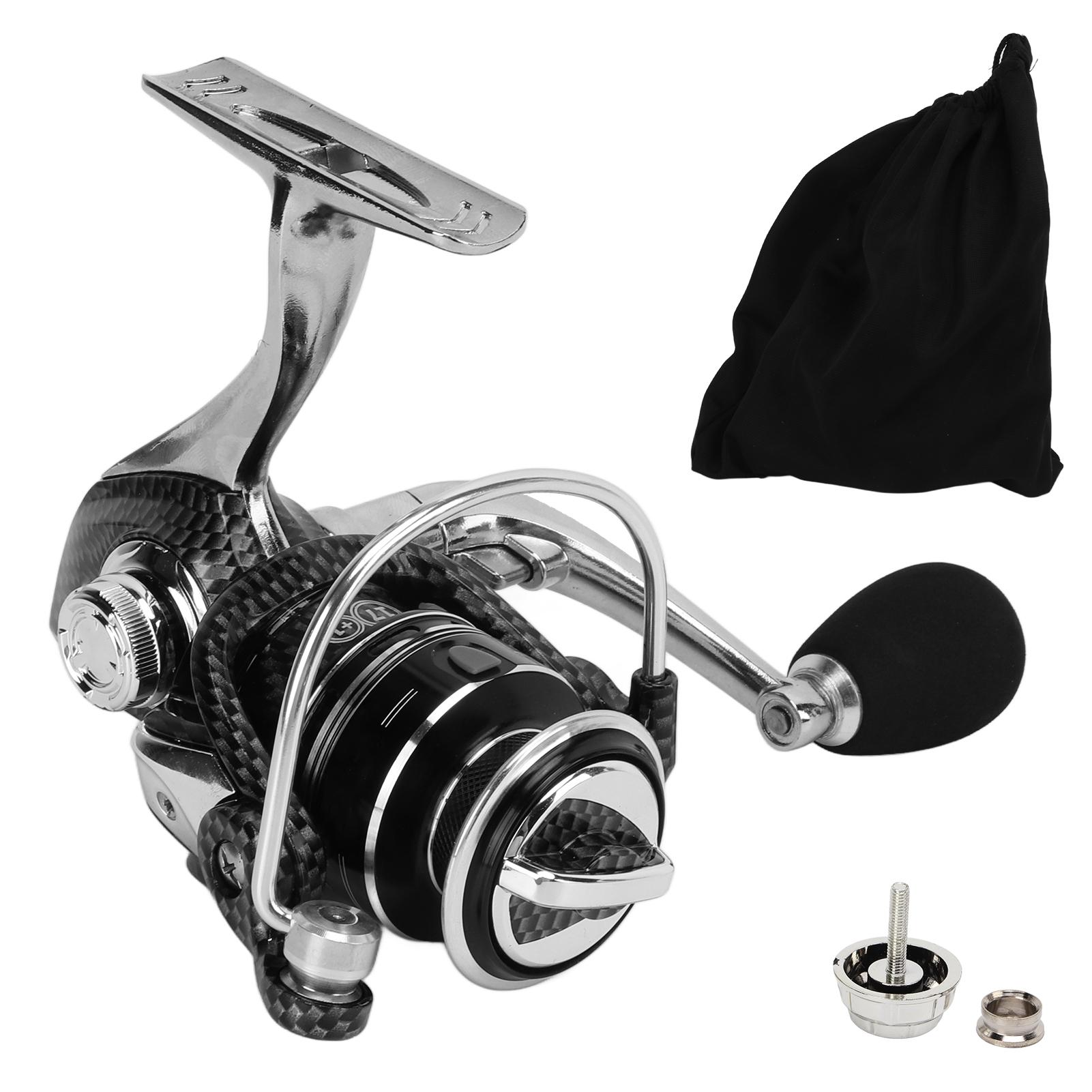 5.7:1 Full Metal Spinning Gapless Fishing Reels Left Right Hand Fishing Wheel for Saltwater Freshwater 3000