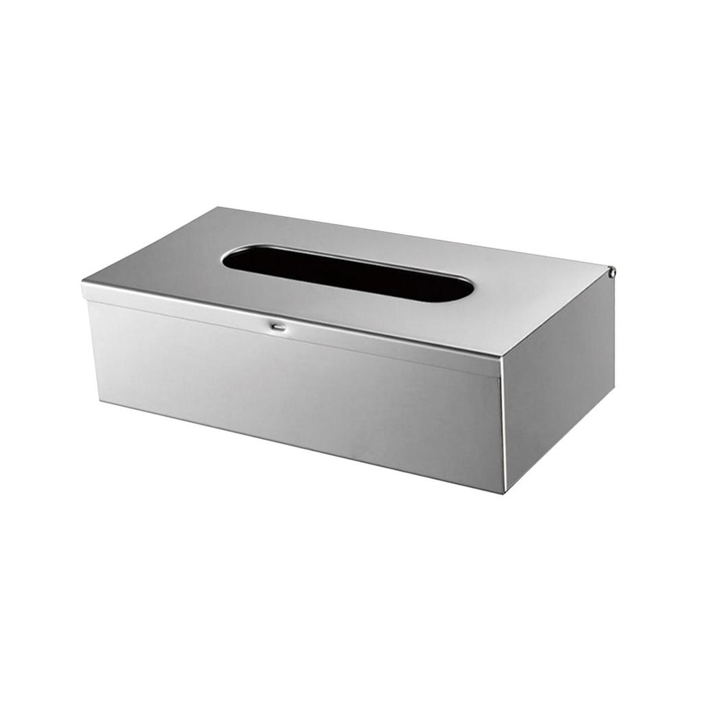Stainless Steel Tissue Case Napkin Dispenser Durable Rectangle Easy to Use