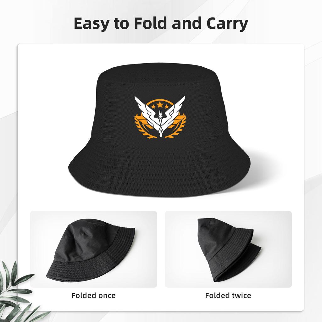 Elite Dangerous Triple Elite Bucket Hat Panama Bob Hats Outdoor Cool Reversible For Summer Beach Fishing Unisex Fisherman Caps
