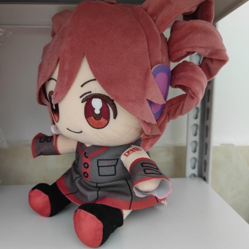 20cm Anime Kasane Teto Plush Toys Cartoon Kasane Teto Plushie Pillow Decoration Pendant Cosplay Stuffed Dolls Christmas Gifts